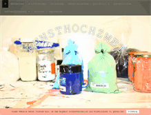 Tablet Screenshot of kunsthochzwei.com